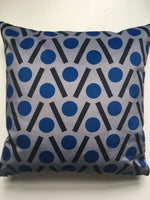 Load image into Gallery viewer, Chevron Velvet swatch in Blue

