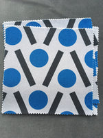 Load image into Gallery viewer, Chevron Velvet swatch in Blue

