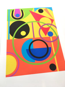 Colour Rush A3 wall art print