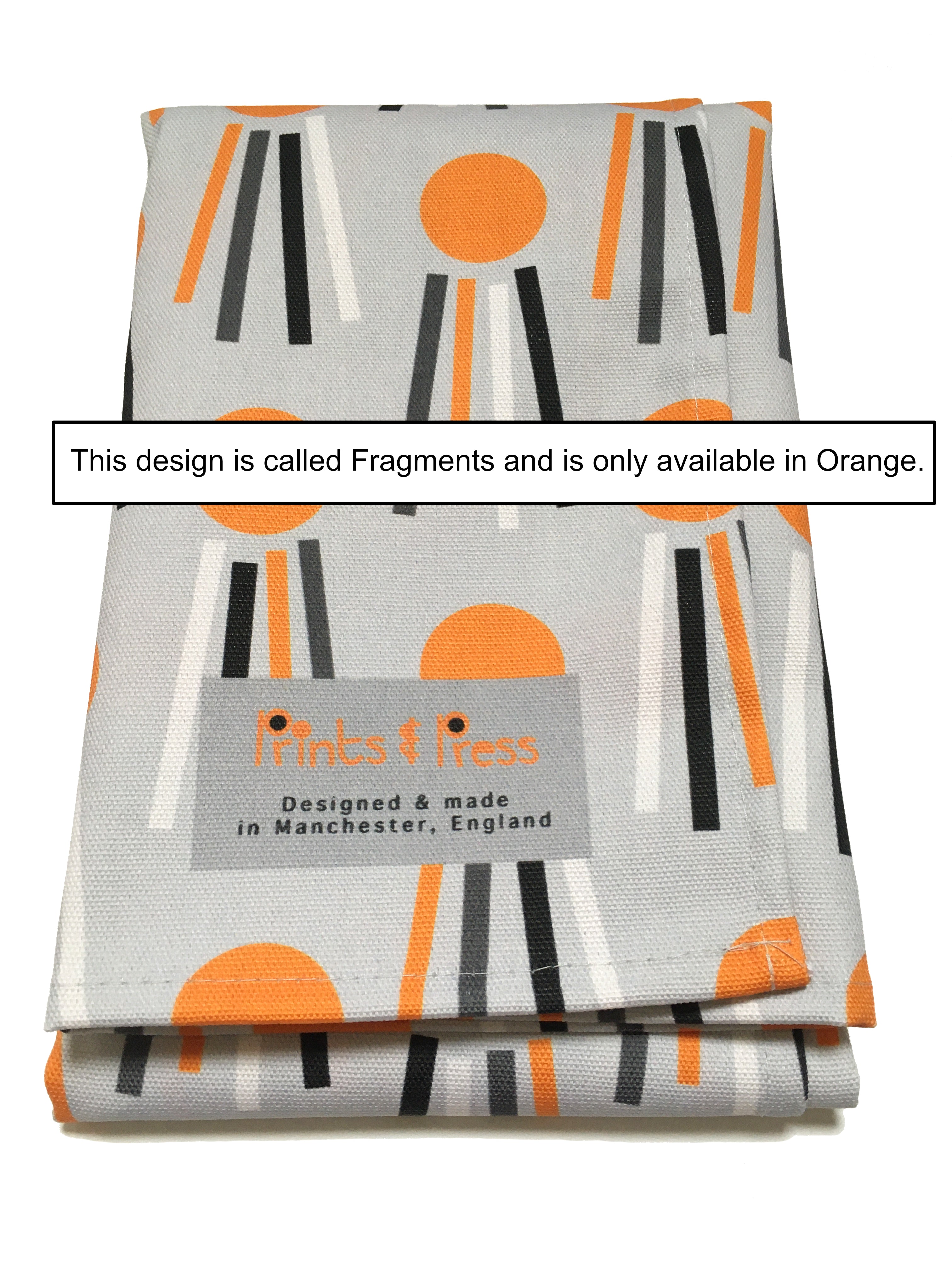 Fragments Orange teatowel