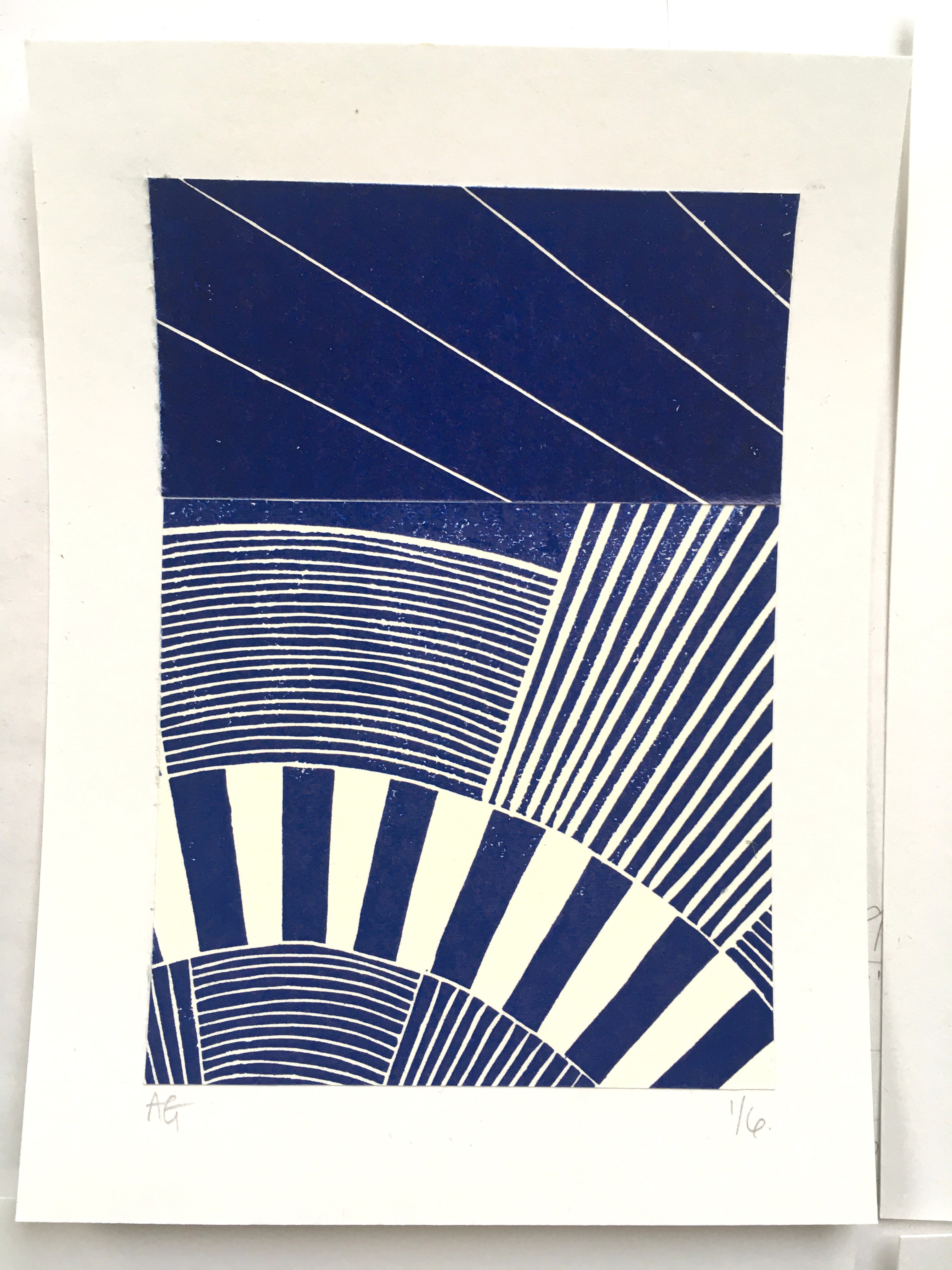 Original Linocut Print A5 (1 of 6) - Now 40% off!