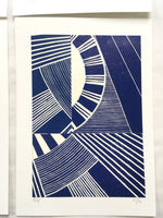 Load image into Gallery viewer, Original Linocut Print A5 (2 of 6) -now 40% off
