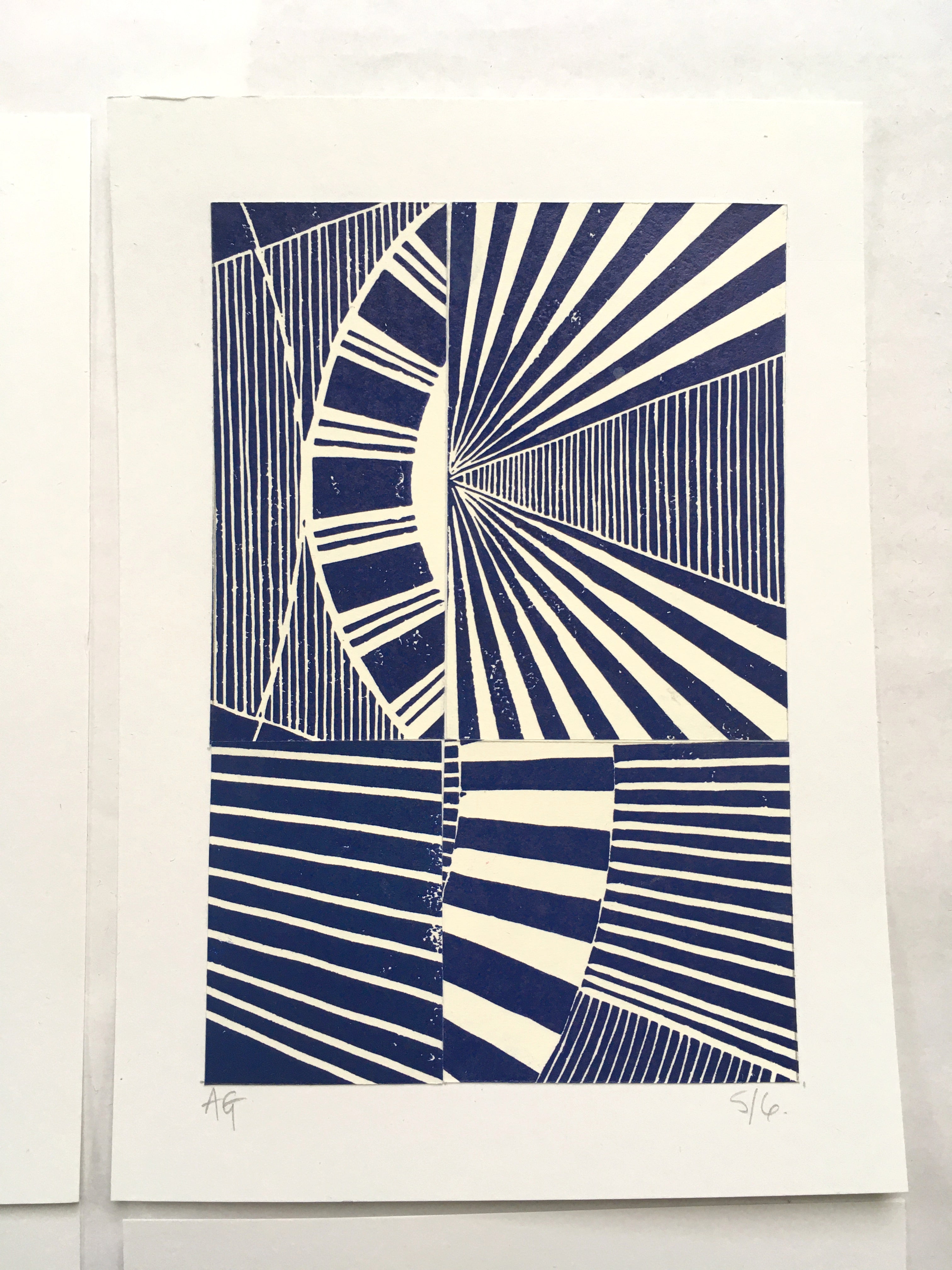 Original Linocut Print A5 (5 of 6)