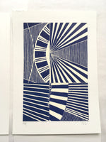 Load image into Gallery viewer, Original Linocut Print A5 (5 of 6)
