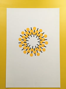 Sunburst A3 digital print