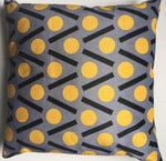 Load image into Gallery viewer, Chevron velvet cushion
